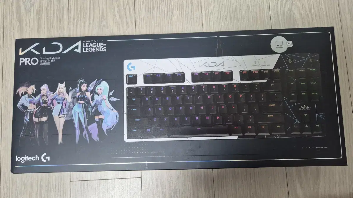 로지텍 G PRO X KDA EDITION 키보드 미개봉